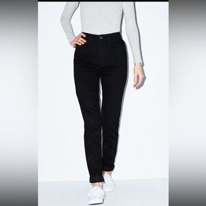 NWOT American Apparel The High-Waist Denim Black Jeans size 27/ US4